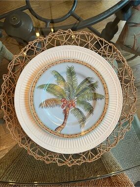 Round Natural Woven Placemats (set of 4; up to 5 sets available)